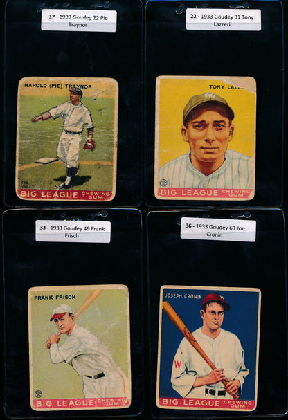 Pre-WWII Mega Mixer Break featuring Goudey Ruth and Gehrigs