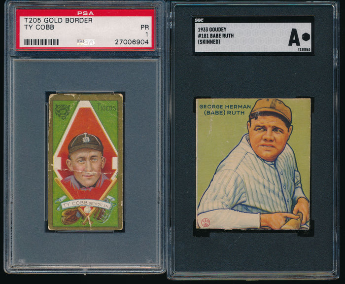 Pre-WWII Mixer Break featuring Babe Ruth and Ty Cobb