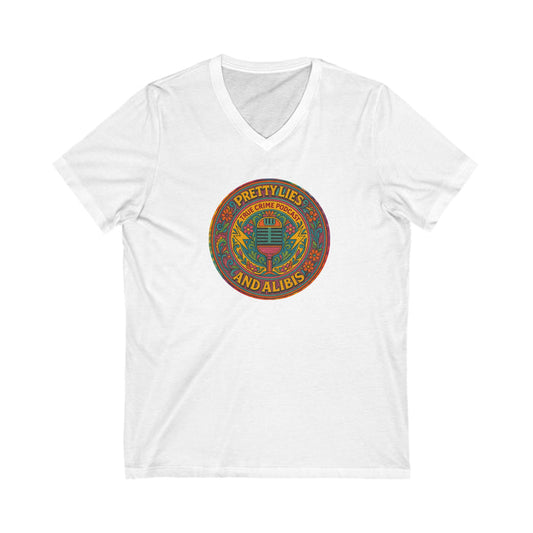 Pretty Lies & Alibis Hippie V-Neck Tee, NEW 2025