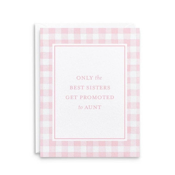 Ellen Davis Creative Greeting Cards Promoted to Aunt Card