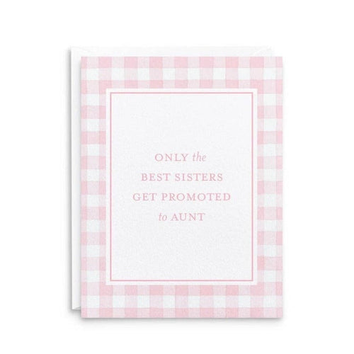 Ellen Davis Creative Greeting Cards Promoted to Aunt Card