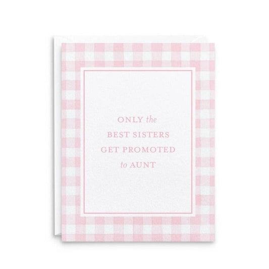 Ellen Davis Creative Greeting Cards Promoted to Aunt Card