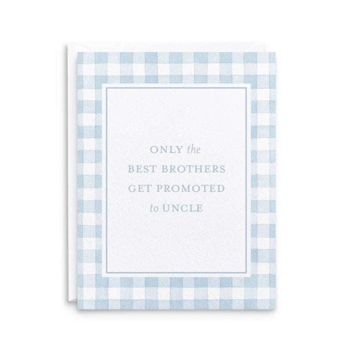Ellen Davis Creative Greeting Cards Promoted to Uncle Card