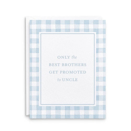 Ellen Davis Creative Greeting Cards Promoted to Uncle Card
