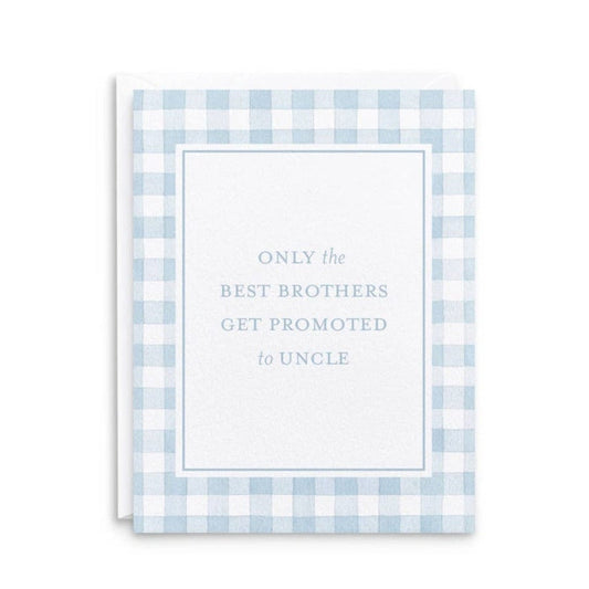 Ellen Davis Creative Greeting Cards Promoted to Uncle Card