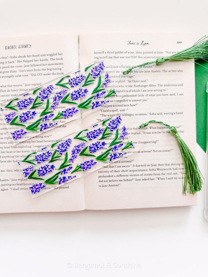 Purple Hyacinth Kindle Case and/or Bookmark [Combined Listing] – Floral E-Reader Cover