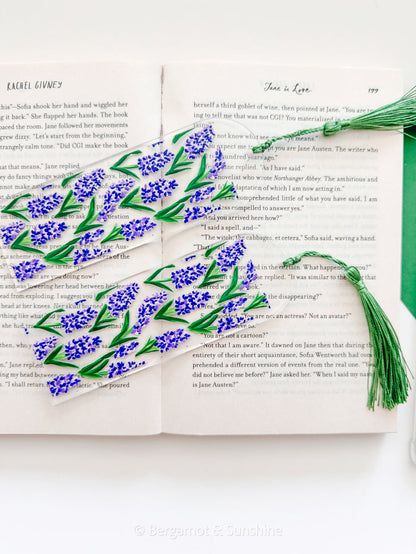 Purple Hyacinth Kindle Case and/or Bookmark [Combined Listing] – Floral E-Reader Cover