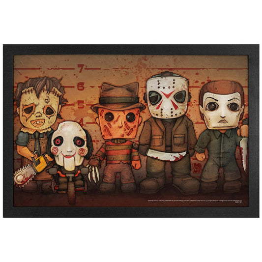 Pyramid America Big Chris - Killer Line Up Wall Framed
