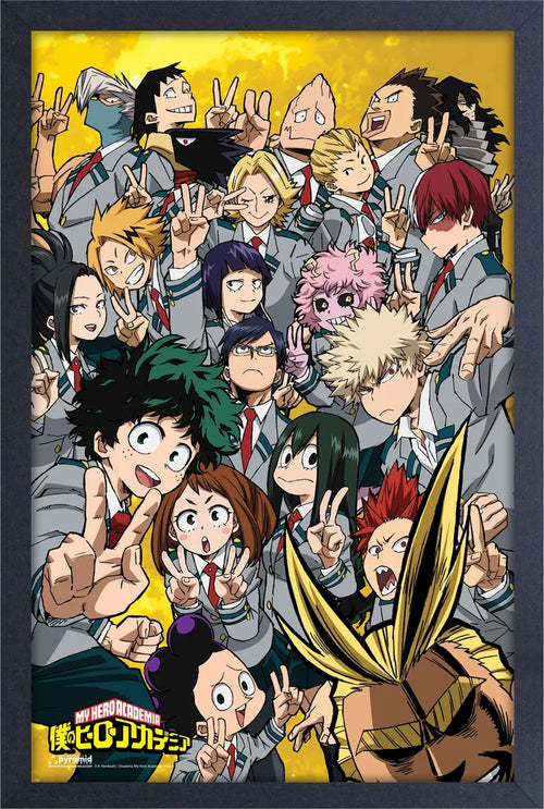 Pyramid America My Hero Academia - School Photo 11x17 Wall Art Framed