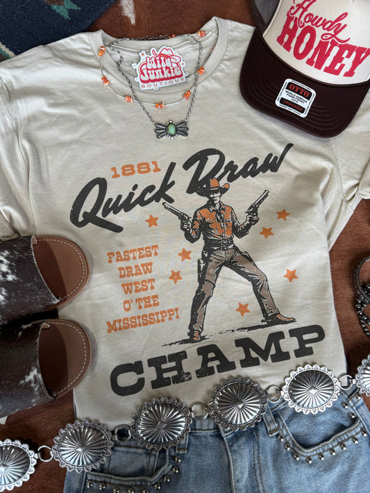 Quick Draw Champ Graphic Tee