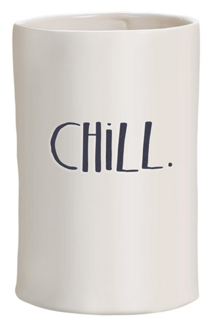 Rae Dunn Stem Print "Chill" Bottle Cooler