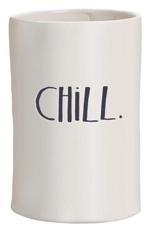 Rae Dunn Stem Print "Chill" Bottle Cooler