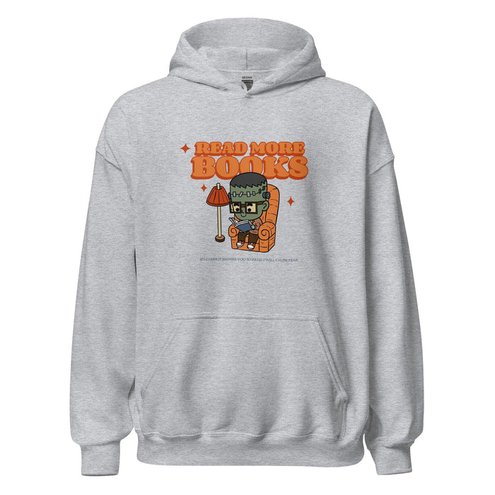 Read More Books Hoodie - The Bean Workshop - Frankenstein, Halloween, hoodie