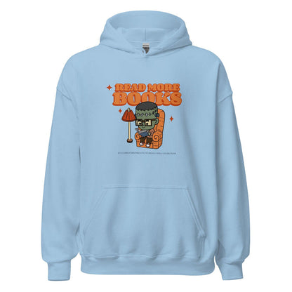 Read More Books Hoodie - The Bean Workshop - Frankenstein, Halloween, hoodie