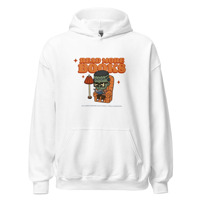 Read More Books Hoodie - The Bean Workshop - Frankenstein, Halloween, hoodie