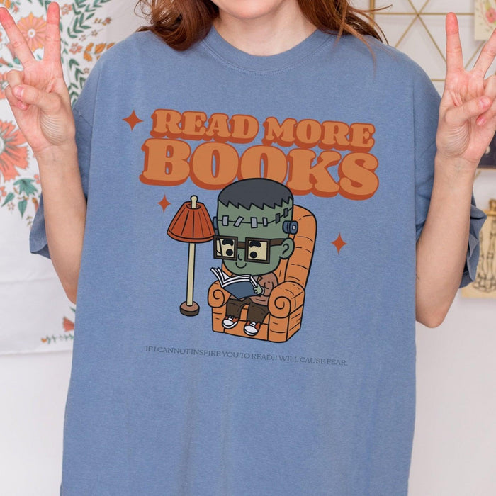 Read More Books Tee Shirt - The Bean Workshop - box tee, halloween