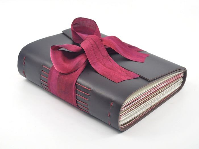 Red Currant One of a Kind Leather Journal