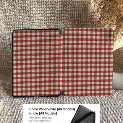 Red Plaid | Kindle Case