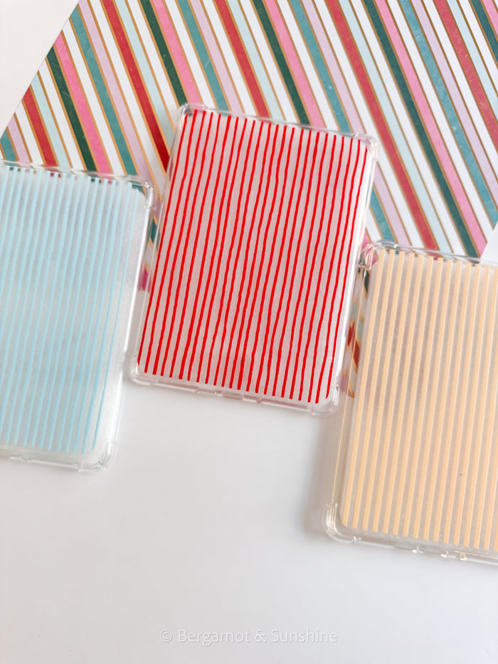 Red Stripes Kindle Case