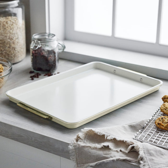CC009832-103 - Reserve GreenPan Reserve Cookie Sheet, Cream White - 30.2 x 25.2 cm - Product Image 2