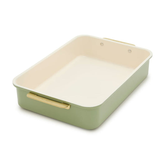 CC009833-103 - Reserve GreenPan Reserve Retangular Cakepan, Sage Green - 30.2 x 25.2 cm - Product Image 1