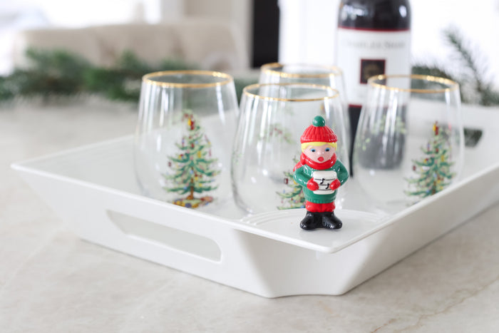 Retired Nora Fleming Mini Caroler A287 Fa-La-La