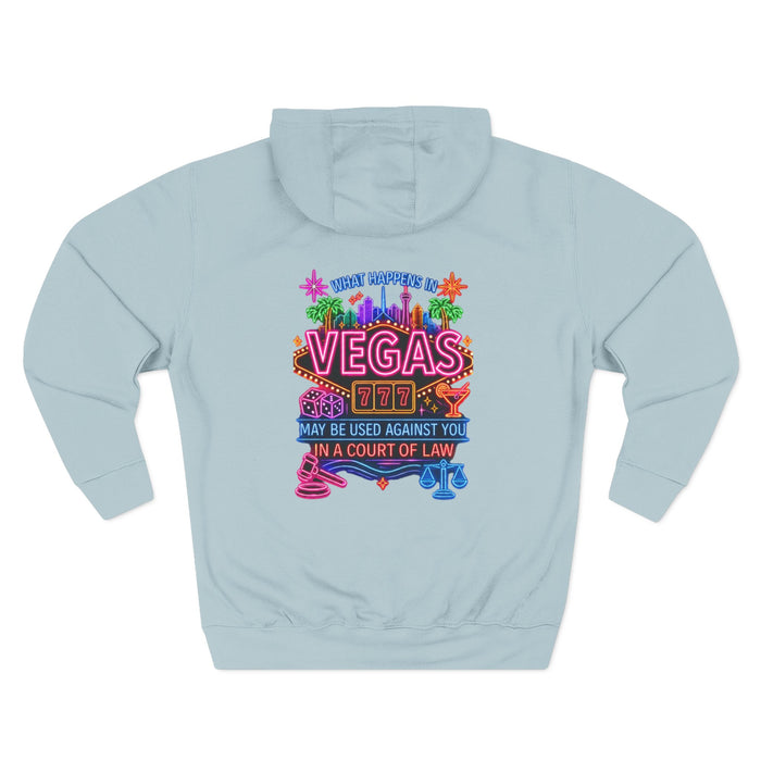 Retro Vegas Neon Hoodie — "What Happens In Vegas" (Design 2) Crime Con 26'