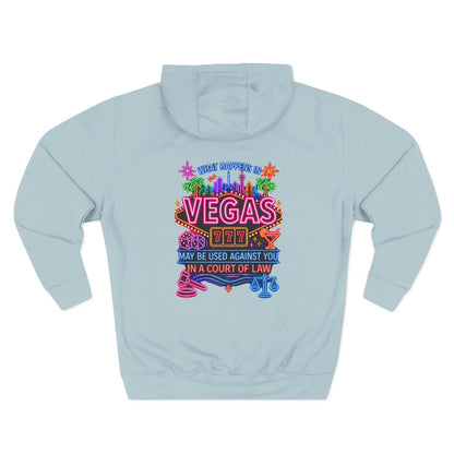 Retro Vegas Neon Hoodie — "What Happens In Vegas" (Design 2) Crime Con 26'