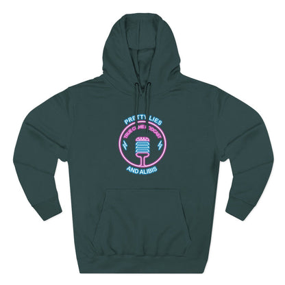 Retro Vegas Neon Hoodie — "What Happens In Vegas" (Design 2) Crime Con 26'
