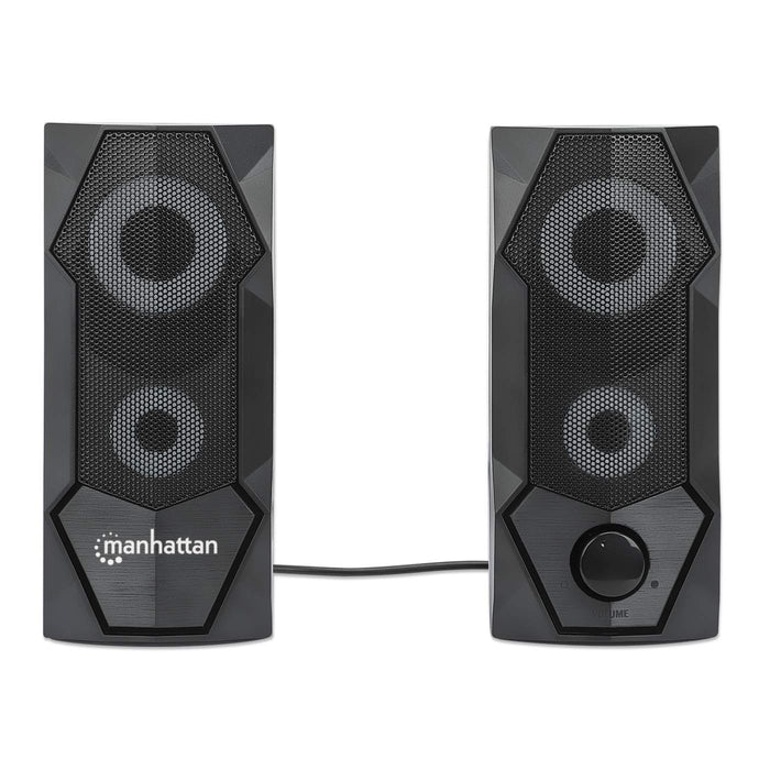 RGB LED Desktop Stereo Computer Speakers Image 4