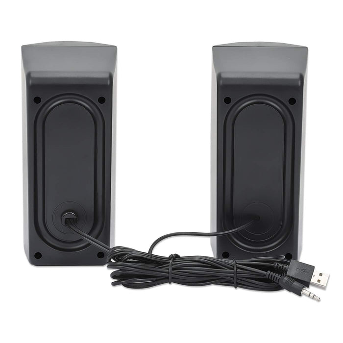 RGB LED Desktop Stereo Computer Speakers Image 5