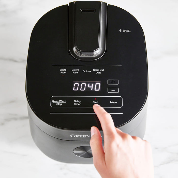 cc009500-001 - Rice Cooker Rice and Grains Cooker Black, 2L/8 Cups - Product Image 6