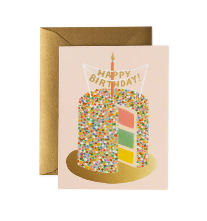 Rifle Paper Co.- Layer Cake Card-Birthday - Pine & Moss