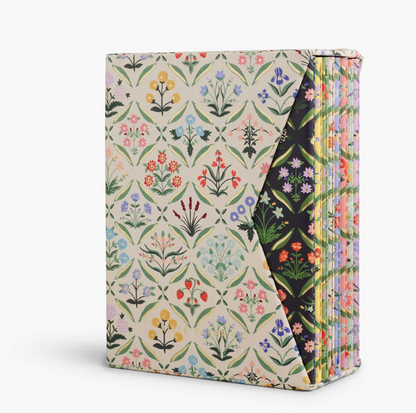 Rifle Paper Co. Set Of 8 Pocket Notebooks- Estee - Pine & Moss