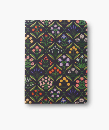 Rifle Paper Co. Set Of 8 Pocket Notebooks- Estee - Pine & Moss
