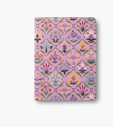 Rifle Paper Co. Set Of 8 Pocket Notebooks- Estee - Pine & Moss