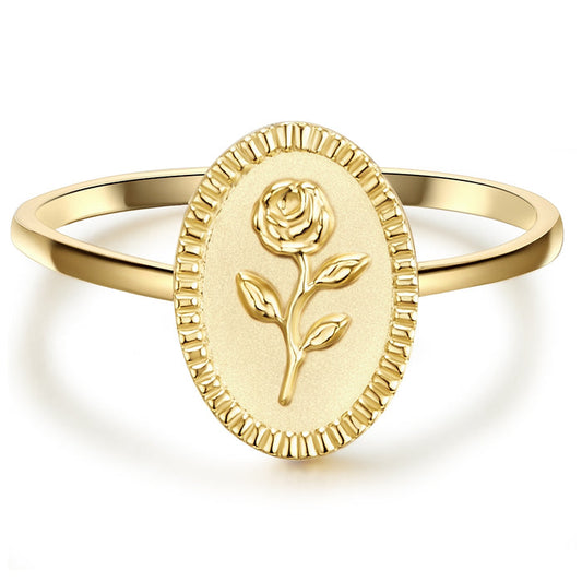 Ring Blume gold
