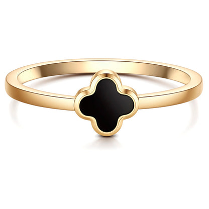 Ring Clover Achat
