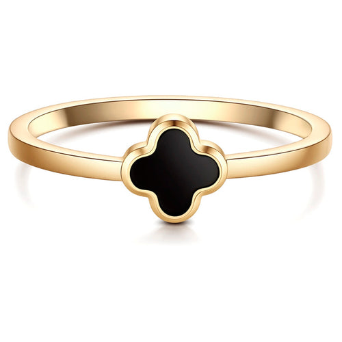 Ring Clover Achat