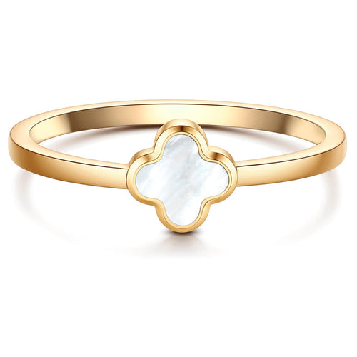 Ring Clover Perlmutt