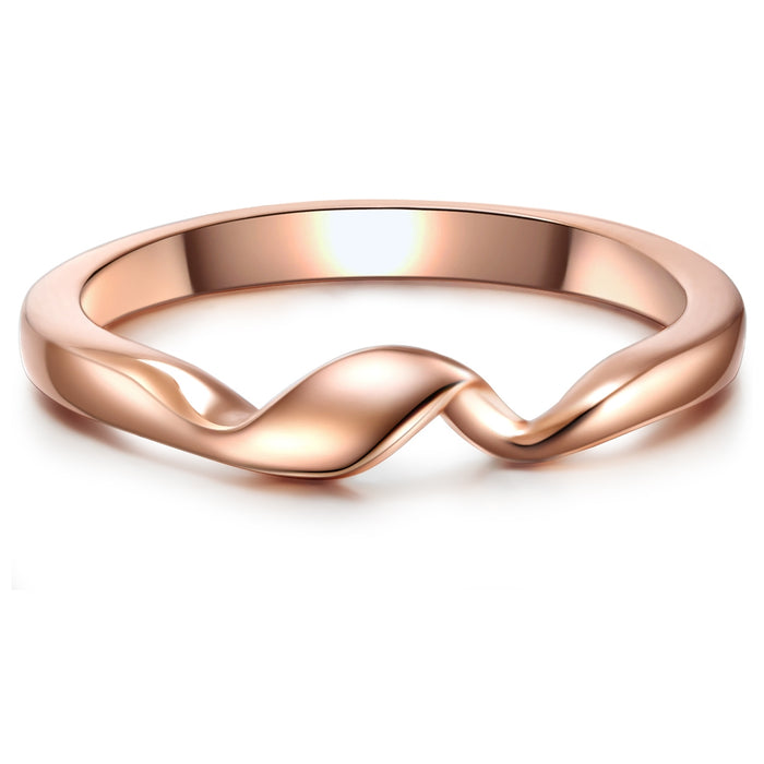 Ring GESCHWUNGEN roségold