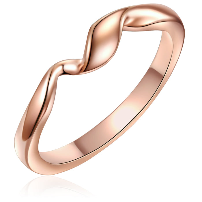 Ring GESCHWUNGEN roségold