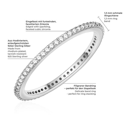 Ring Klassiker Zirkonia