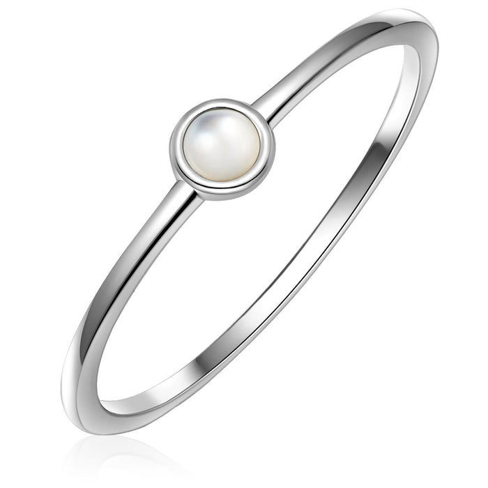 Ring mit Perlmutt