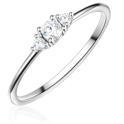 Ring mit Zirkonia