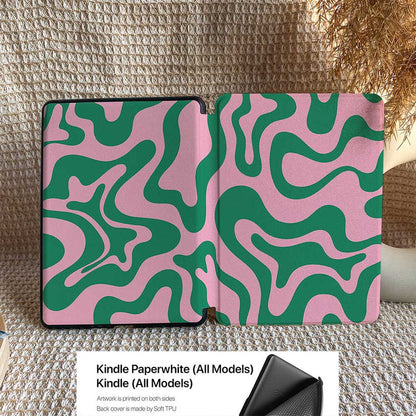 Ripple Fusion | Kindle Case - Green - IMCASE