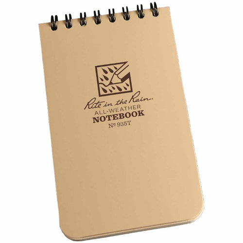 rite-in-the-rain-top-spiral-notebook-tan-3"-x-5"
