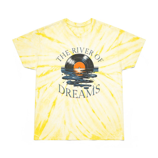 River Of Dreams Lyrics Tie-Dye Tee, New 2025
