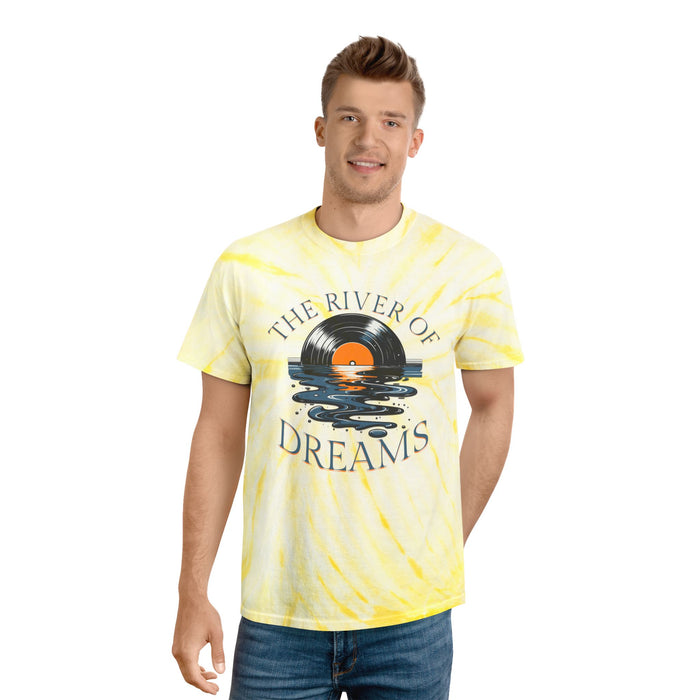 River Of Dreams Lyrics Tie-Dye Tee, New 2025