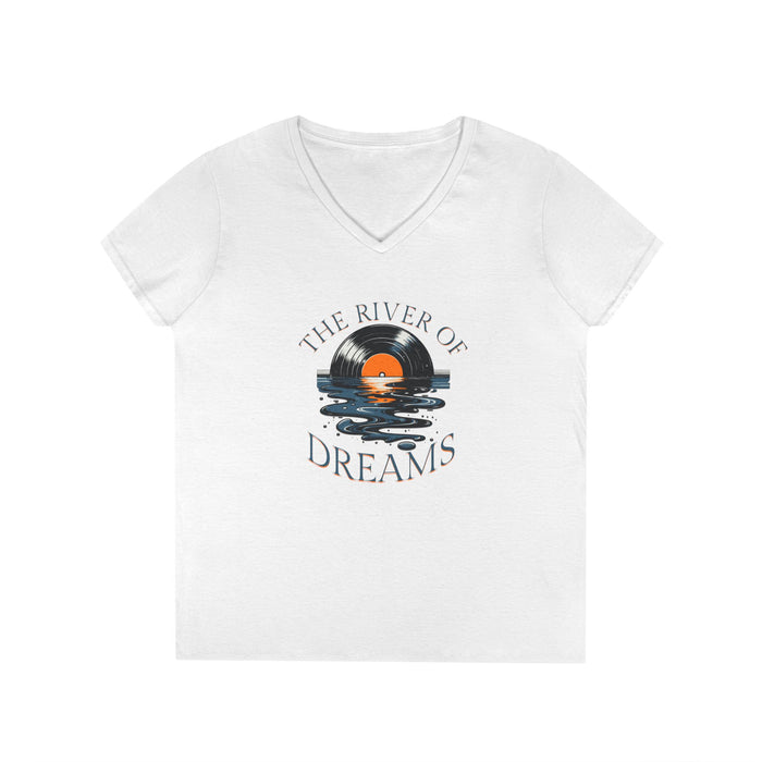 River of Dreams V-Neck T-Shirt - Lyrics - New 2025